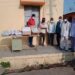 ‘वंबआ’च्या  वतीने नळीवडगांव, गिरलंगाव, घुलेवाडी येथे मास्क, सॅनिटायजर वाटप