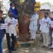 दर्यापूर येथे वंचित बहुजन आघाडीचे चिपको आंदोलन