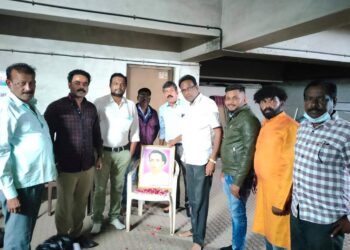 साहित्यरत्न लोकशाहीर अण्णाभाऊ साठे यांच्या स्मृतिदिनानिमित्त अभिवादन