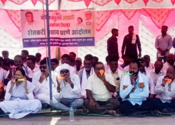 वंचित चे शेतकरी बचाव धरणे आंदोलन