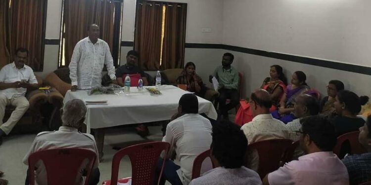 वंचित बहुजन आघाडी चंद्रपूर जिल्हा आढावा बैठक संपन्न 