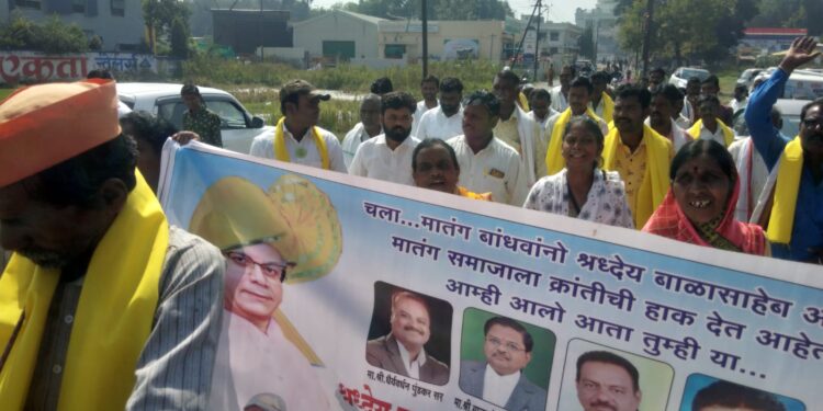 जि. प. समाजकल्याण योजनेतुन अण्णाभाऊ साठे सभागृहासाठी मिळाली जागा