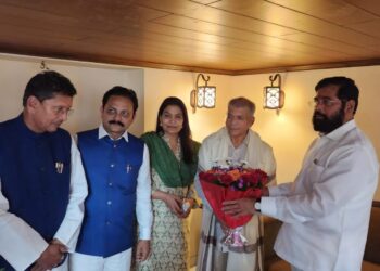 मुख्यमंत्री एकनाथ शिंदे यांनी घेतली प्रकाश आंबेडकर यांची भेट