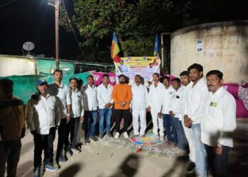 धांद्री गावात ‘वंचित’ च्या शाखेचे उदघाटन !