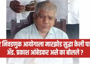 … तर निवडणुक आयोगाला मारझोड केली पाहिजे; ॲड. प्रकाश आंबेडकर असे का बोलले ?