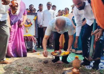 शिवजयंतीचे औचित्य साधून ‘वंचित’ ने केले माँ जिजाऊ सभागृहाच्या नूतनीकरणाचे भूमिपूजन !