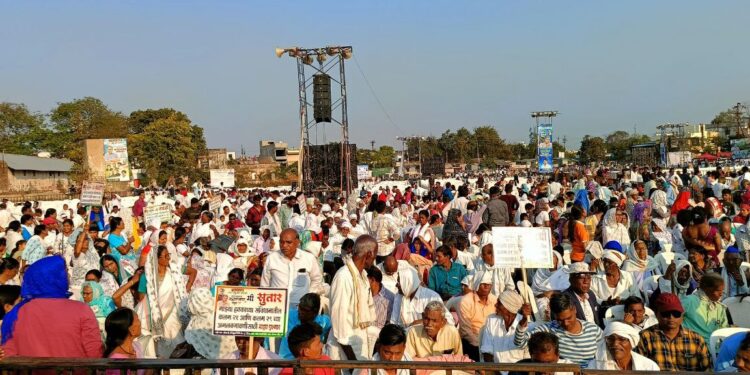 वर्ध्यातील महासभेसाठी मैदान हाऊसफुल्ल