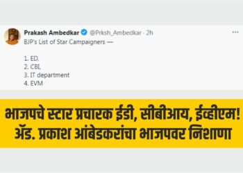 भाजपचे स्टार प्रचारक ईडी, सीबीआय, ईव्हीएम!