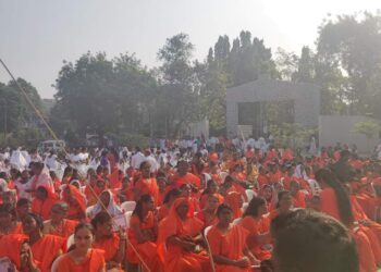 अकोल्यात सामूहिक संविधान पठणाचा कार्यक्रम पार पडला