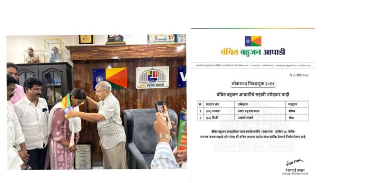 उत्कर्षा रूपवते शिर्डीतून ‘वंचित’ कडून रिंगणात