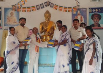 मांडेगावातील जय भीम बुध्दविहारात बुद्ध जयंती उत्साहात साजरी