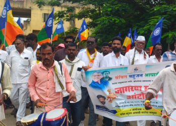 Beed : पाटोद्यात वंचित बहुजन आघाडीचे जागरण गोंधळ आंदोलन; प्रशासनाकडे ९ प्रमुख मागण्या सादर