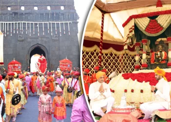 रायगडावर 352 वा शिवराज्याभिषेक सोहळा उत्साहात साजरा, 3 लाख शिवभक्त रायगडावर