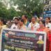 पर्वतीतील आई माता चौकात अपघातग्रस्त ठिकाणी वंचित बहुजन आघाडीचे आंदोलन