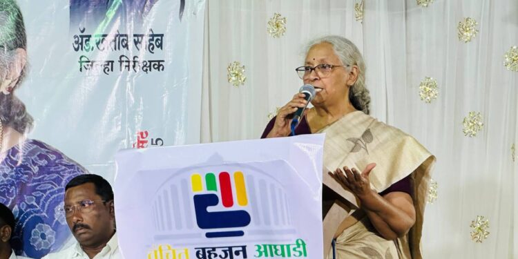 "वंचित समाजाने आता एकत्र यावे लागेल, नाहीतर भविष्यात कोणी वाली राहणार नाही" अंजलीताई आंबेडकर यांचा इशारा