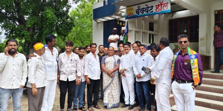 वंचित बहुजन आघाडीची संवाद बैठक आणि पक्षप्रवेश उत्साहात पार