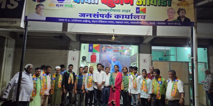 नालासोपाऱ्यात अनेकांचा वंचित बहुजन आघाडीत पक्षप्रवेश !