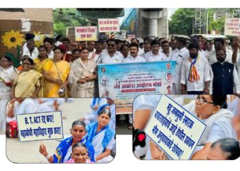 अकोल्यात महाबोधी महाविहार मुक्तीसाठी जनआक्रोश आंदोलन!