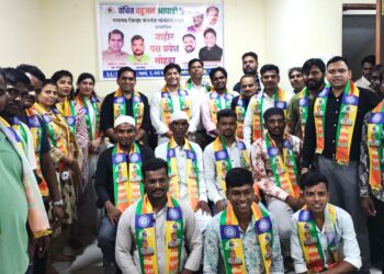 Raigad : खोपोली शहरात अनेक तरुणांचा वंचित बहुजन आघाडीत पक्ष प्रवेश