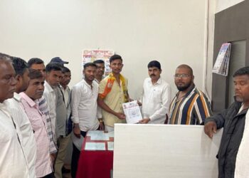 नांदेड शहरातील दोंदे मळ्यातील रस्त्याची दुरवस्था, वंचित बहुजन युवक आघाडीचा आंदोलनाचा इशारा