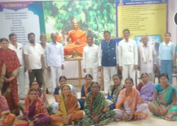 कोठारी येथे सांची बुद्ध विहारात वर्षावास निमित्त प्रवचन कार्यक्रम संपन्न