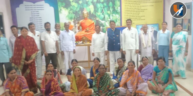 कोठारी येथे सांची बुद्ध विहारात वर्षावास निमित्त प्रवचन कार्यक्रम संपन्न