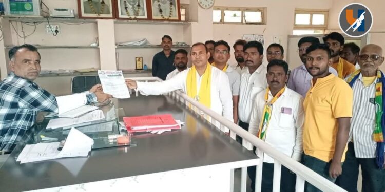 अतिवृष्टीग्रस्त शेतकऱ्यांना आर्थिक मदत द्या ; वंचित बहुजन आघाडीचे तहसीलदारांना निवेदन!