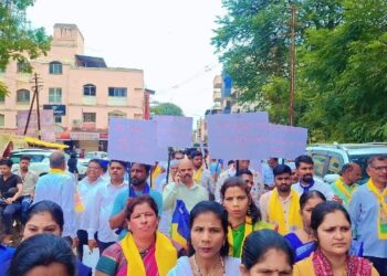 मावळ तालुक्यात वंचित बहुजन आघाडीचा भव्य एल्गार मोर्चा!