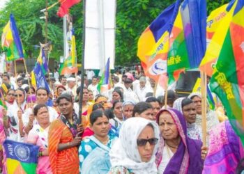 Beed Protest : वंचित बहुजन आघाडीचा गेवराईत ‘जन आक्रोश’ महामोर्चा