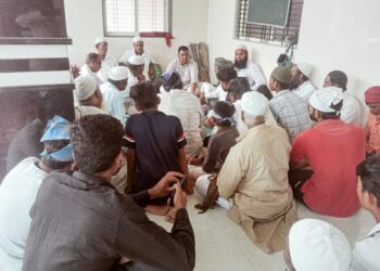 सिंधगाव येथे मुस्लिम समाजाची वंचित बहुजन आघाडीसोबत बैठक