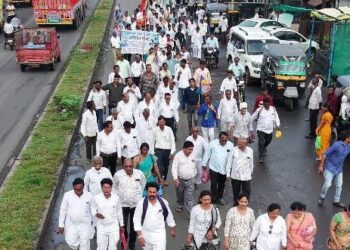 मारेगावात वंचित बहुजन आघाडीचा अभूतपूर्व ‘महाआक्रोश मोर्चा’