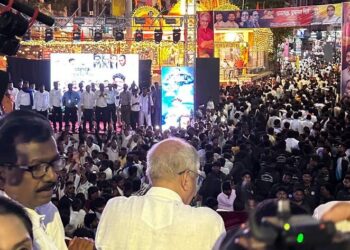 धम्मचक्र प्रवर्तन दिनी अकोल्यात ॲड. प्रकाश आंबेडकर यांचे जल्लोषात स्वागत