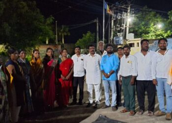 Solapur : अक्कलकोट तालुक्यातील कर्जाळ येथे वंचित बहुजन आघाडीची शाखा उद्घाटन