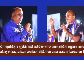 महाबोधी महाविहार मुक्तीसाठी काँग्रेस-भाजपवर वंचित बहुजन युवा आघाडीचा हल्लाबोल; शेतकऱ्यांच्या प्रश्नांवर 'वंचित'चा लढा कायम ठेवण्याचा निर्धार