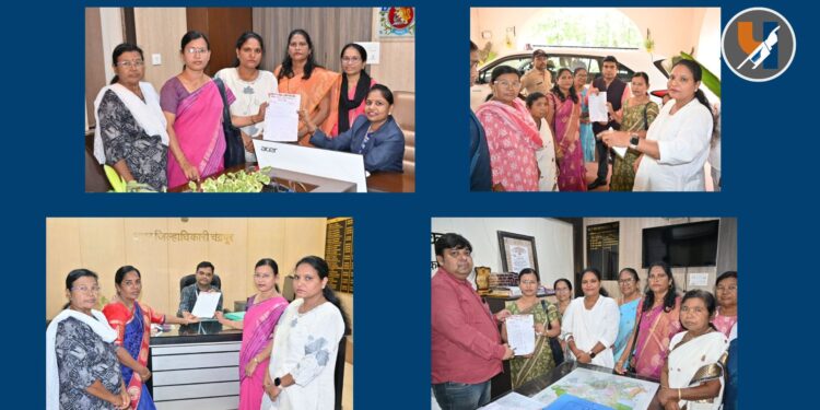धम्मचक्र प्रवर्तन दिनाच्या पार्श्वभूमीवर वंचित बहुजन महिला आघाडीचे प्रशासनाला निवेदन - महिला सुरक्षिततेसह स्वच्छतेच्या उपाययोजनांची मागणी