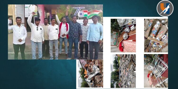 जातीय द्वेषातून भिल्ल समाजाची घरे पाडले; वंचित बहुजन आघाडी आक्रमक, दोषींवर कारवाईची मागणी