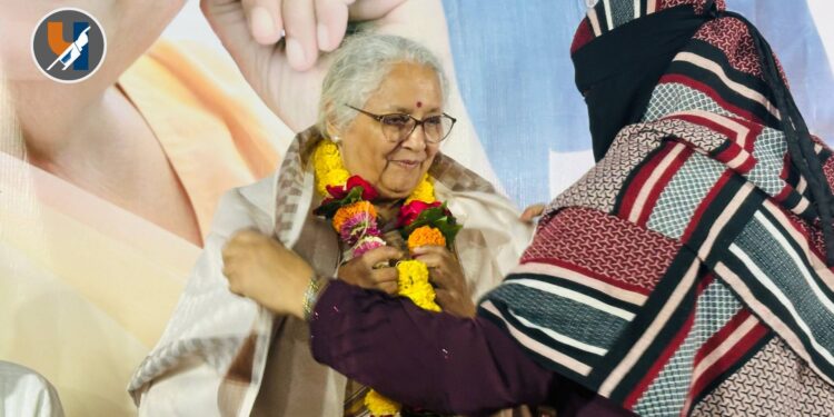 अकोला जिल्ह्यात मुस्लिम महिलांच्या वतीने अंजलीताई आंबेडकर यांचा सत्कार समारंभ