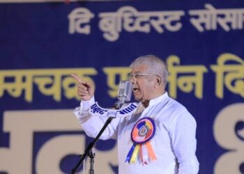 Dhamma Chakra Pravartan Din 2025 : मोदींना टाटा, बाय बाय करा आणि देश वाचवा; ओबीसी समाजाने वेळीच सावध व्हावे – ॲड. प्रकाश आंबेडकर