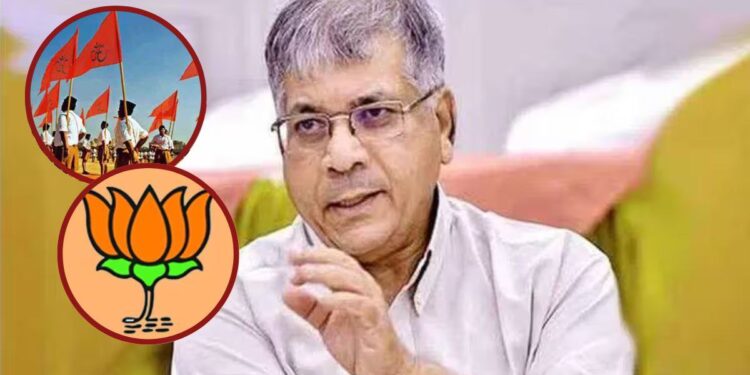 देश फुले, शाहू, आंबेडकरी विचारधारेने चालेल, मनुवादाने नाही! राहुल मकासरे यांच्यावरील FIR नंतर प्रकाश आंबेडकरांची तीव्र प्रतिक्रिया