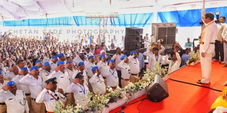 औरंगाबाद येथे धम्म सोहळ्याला भीमराव आंबेडकर यांची उपस्थिती!