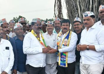 वंचित बहुजन आघाडीत भीमशक्ती पक्षाच्या कार्यकर्त्यांचा  जाहीर प्रवेश!