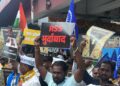 आरएसएसविरोधात वंचित बहुजन आघाडीचा औरंगाबादेत ‘जन आक्रोश मोर्चा’ ; घोषणाबाजीसह मोठी गर्दी