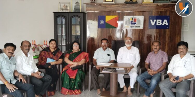 नगरपालिका व नगर परिषद निवडणुकीसंदर्भात वंचित बहुजन आघाडीची बैठक संपन्न