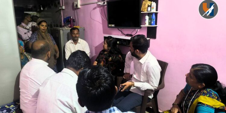 ऐरोलीत जातीय मानसिकतेतून बौद्ध तरुणावर अत्याचार; वंचित बहुजन आघाडीच्या नेत्यांनी घेतली पीडितांची भेट