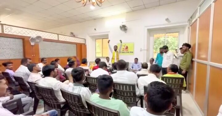 युवा समिती धनगर समाजाच्या युवकांचा वंचित बहुजन आघाडीला पाठिंबा