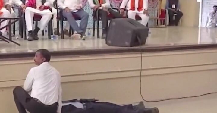 भाजप नेत्याची असंवेदनशीलता; भाजप अध्यक्ष नड्डांच्या समोर कमांडो बेशुद्ध, नेत्याने फिरवली पाठ; वडोदरा घटनेने संताप