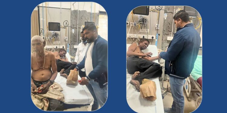 नाशिकमध्ये बिबट्याचा थरार: सातपूरमध्ये 9 ते 10 जणांवर हल्ला; वंचित युवा पदाधिकाऱ्यांची धाव