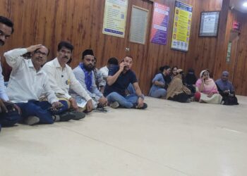 मुस्लिम समाजावरील अवमानास्पद वक्तव्याच्या निषेधार्थ वंचित बहुजन आघाडीचे आंदोलन