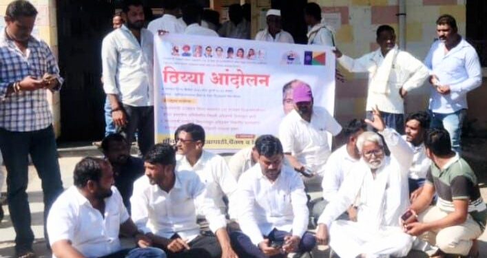 जायकवाडीच्या अतिक्रमण कारवाई विरोधात वंचित बहुजन आघाडीचे पैठणमध्ये ठिय्या आंदोलन!