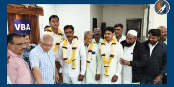 बार्शीटाकळी नगर पंचायतीच्या नवनिर्वाचितांचा गौरव; 'बाळासाहेबां'कडून शुभेच्छा